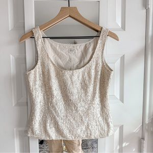 PAUW Amsterdam Sequins Embellished Sleeveless Top size 1 (Small)